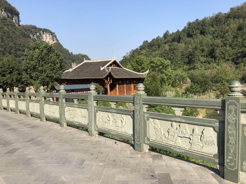 抛光面浮雕栏杆